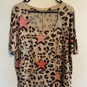 NWOT 80's inspired Shirt Size Medium